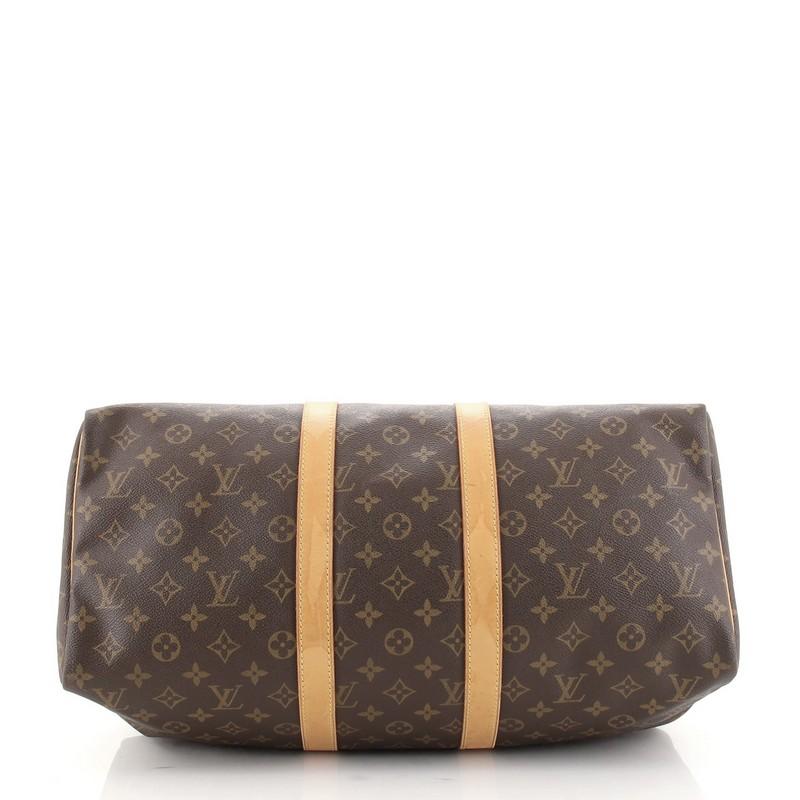 Louis Vuitton Keepall Bag Monogram Canvas 45 In Good Condition In NY, NY