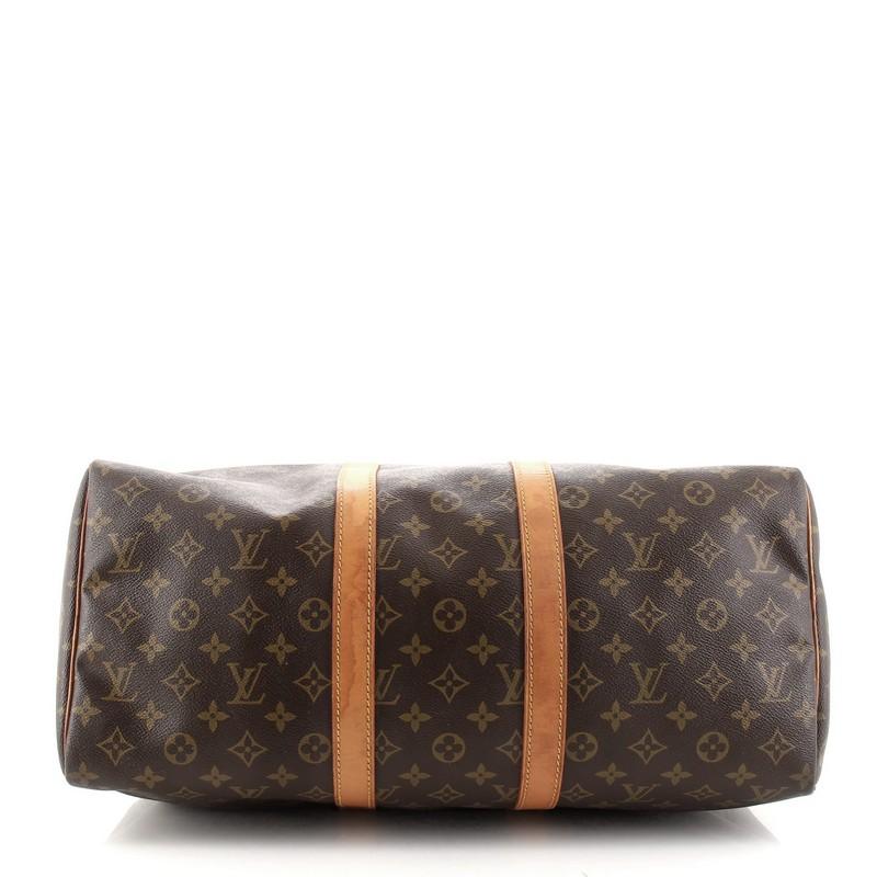 Louis Vuitton Keepall Bag Monogram Canvas 45 In Fair Condition In NY, NY