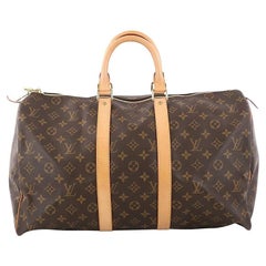 Louis Vuitton Keepall Bag Monogram Canvas 45 Louis Vuitton Keepall Bag Monogram Canvas 45