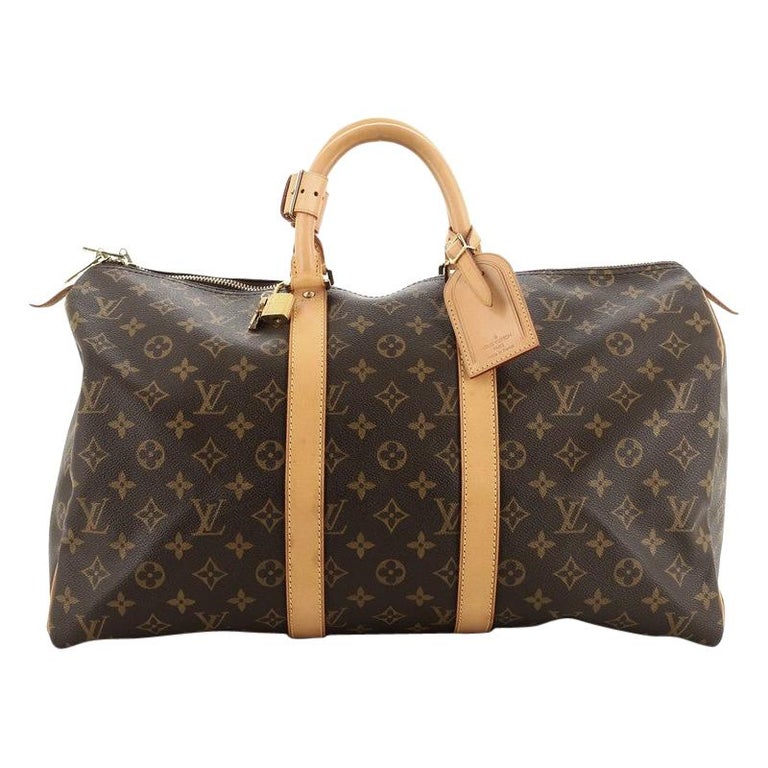 louis vuitton keepall 45 for sale Louis Vuitton Keepall Bag Monogram Canvas 45 For Sale at 1stdibs