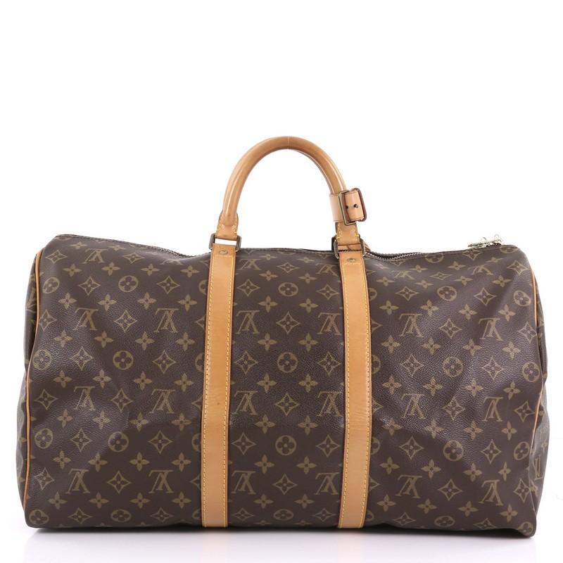 Louis Vuitton Keepall Bag Monogram Canvas 5 In Good Condition In NY, NY