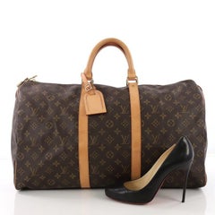 Louis Vuitton Keepall Bag Monogram Canvas 50