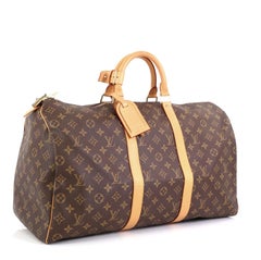 Louis Vuitton Keepall Bag Monogram Canvas 50