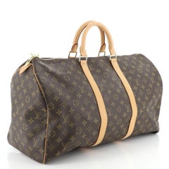 Louis Vuitton Keepall Bag Monogram Canvas 50