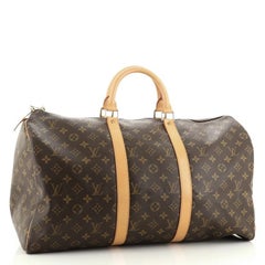 Louis Vuitton Keepall Bag Monogram Canvas 50