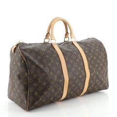 Louis Vuitton Keepall Bag Monogram Canvas 50