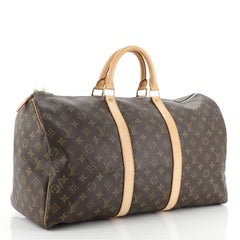 Louis Vuitton Keepall Bag Monogram Canvas 50