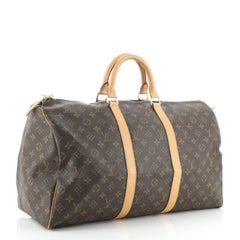 Louis Vuitton Keepall Bag Monogram Canvas 50