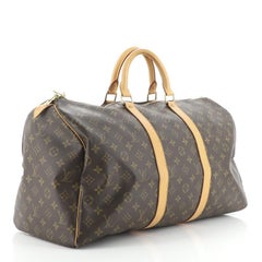 Louis Vuitton Keepall Bag Monogram Canvas 50