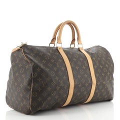 Louis Vuitton Keepall Bag Monogram Canvas 50