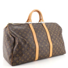 Louis Vuitton Keepall Bag Monogram Canvas 50