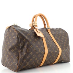 Louis Vuitton Keepall Bag Monogram Canvas 50