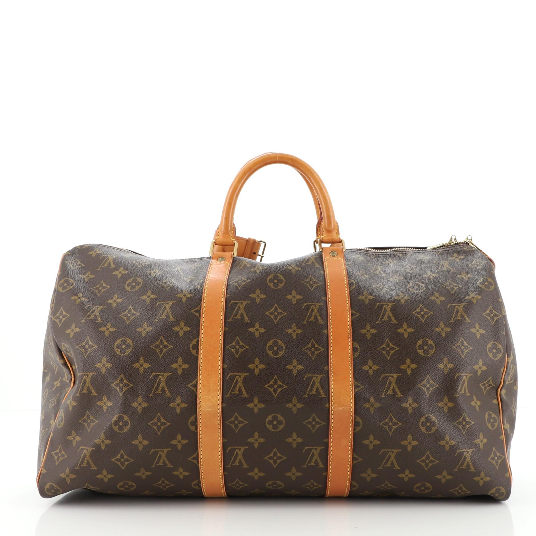 men's / unisex louis vuitton duffle bag