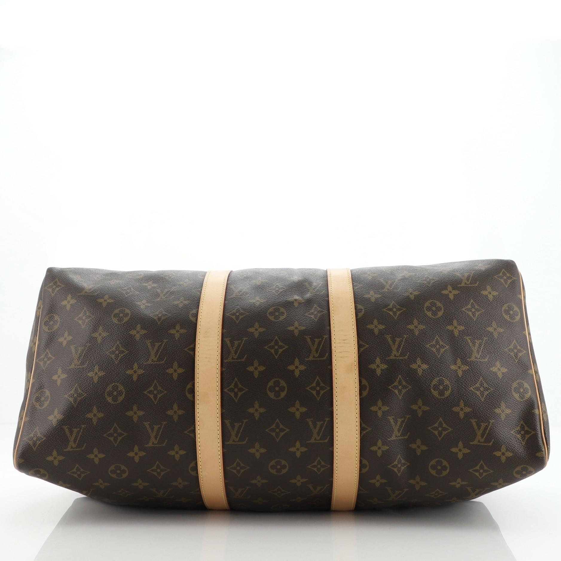 Louis Vuitton Keepall Bag Monogram Canvas 50 In Good Condition In NY, NY