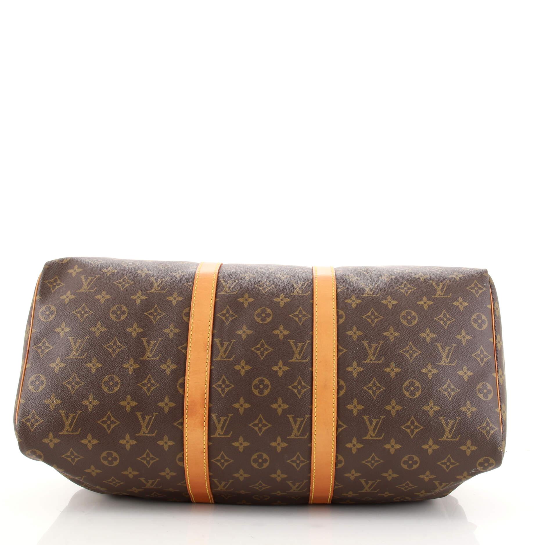 Louis Vuitton Keepall Bag Monogram Canvas 50 In Good Condition In NY, NY