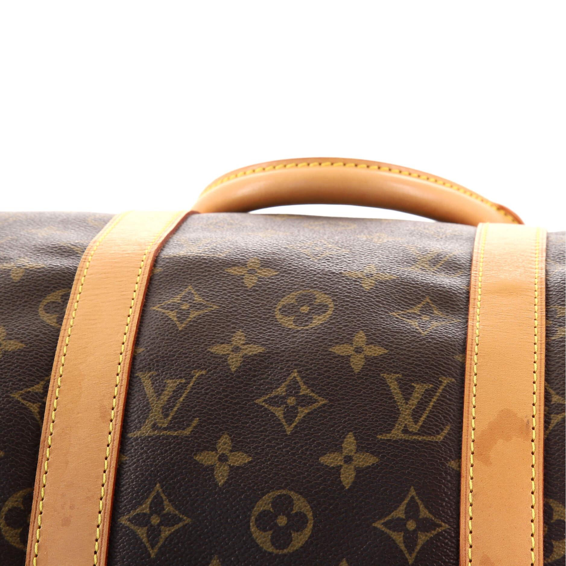 Black Louis Vuitton Keepall Bag Monogram Canvas 50