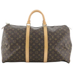 Louis Vuitton Keepall Bag Monogram Canvas 50