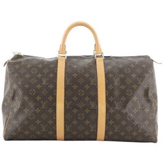 Louis Vuitton Keepall Bag Monogram Canvas 50