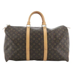 Louis Vuitton Keepall Bag Monogram Canvas 50