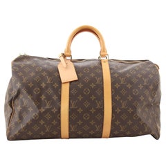 Louis Vuitton Keepall Bag Monogram Canvas 50
