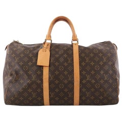 Louis Vuitton Keepall Bag Monogram Canvas 50