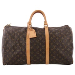 Louis Vuitton Keepall Bag Monogram Canvas 50