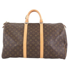 Louis Vuitton Keepall Bag Monogram Canvas 50