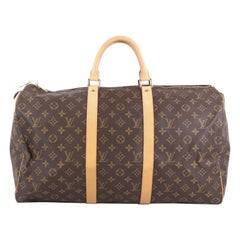 Louis Vuitton Keepall Bag Monogram Canvas 50