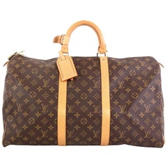 Louis Vuitton Keepall Bag Monogram Canvas 50 Louis Vuitton Keepall Bag Monogram Canvas 50