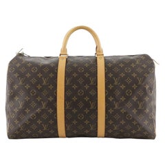 Louis Vuitton Keepall Bag Monogram Canvas 50