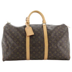 Louis Vuitton Keepall Bag Monogram Canvas 50