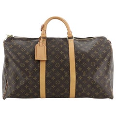 Louis Vuitton Keepall Bag Monogram Canvas 50
