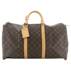 Louis Vuitton Keepall Bag Monogram Canvas 50