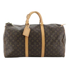 Louis Vuitton Keepall Bag Monogram Canvas 50