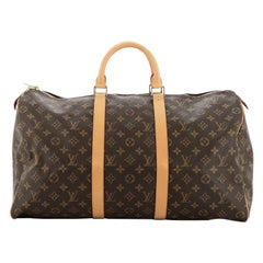 Louis Vuitton Keepall Bag Monogram Canvas 50