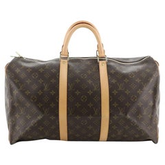 Louis Vuitton Keepall Bag Monogram Canvas 50
