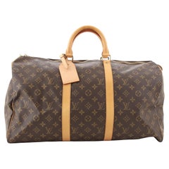 Louis Vuitton Keepall Bag Monogram Canvas 50