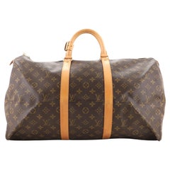 Louis Vuitton Keepall Bag Monogram Canvas 50