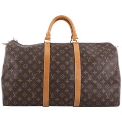 Louis Vuitton Keepall Bag Monogram Canvas 50 Louis Vuitton Keepall Bag Monogram Canvas 50