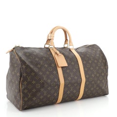 Louis Vuitton Keepall Bag Monogram Canvas 55