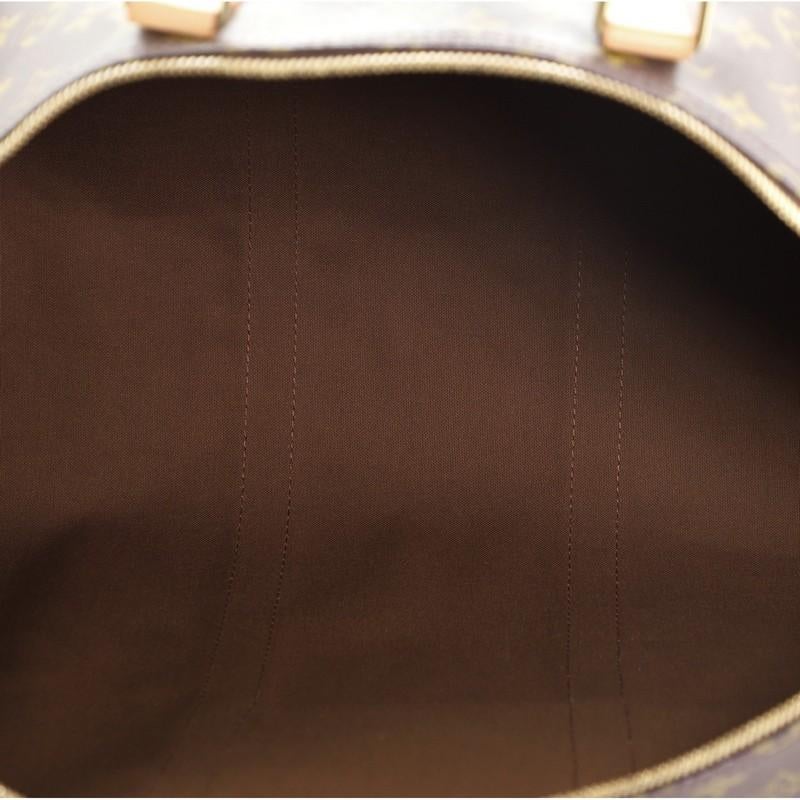 Black Louis Vuitton Keepall Bag Monogram Canvas 55