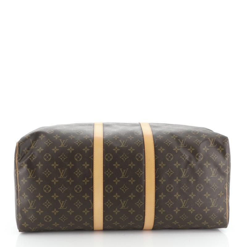 Louis Vuitton Keepall Bag Monogram Canvas 55 In Good Condition In NY, NY