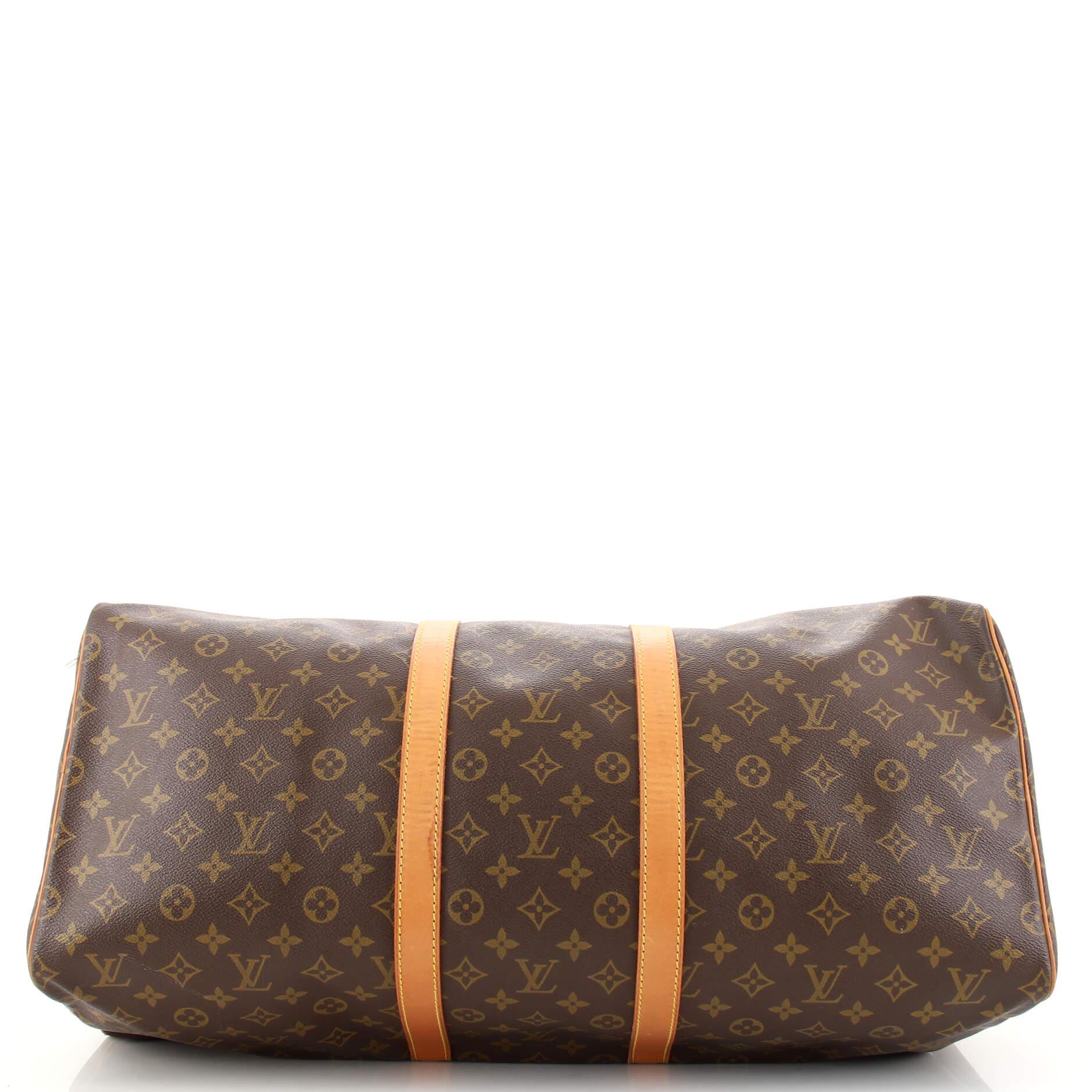 Louis Vuitton Keepall Bag Monogram Canvas 55 In Fair Condition In NY, NY