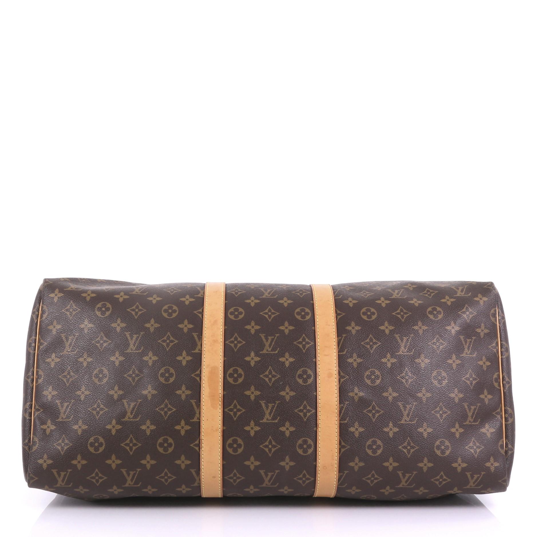 Women's Louis Vuitton Keepall Bag Monogram Canvas 55