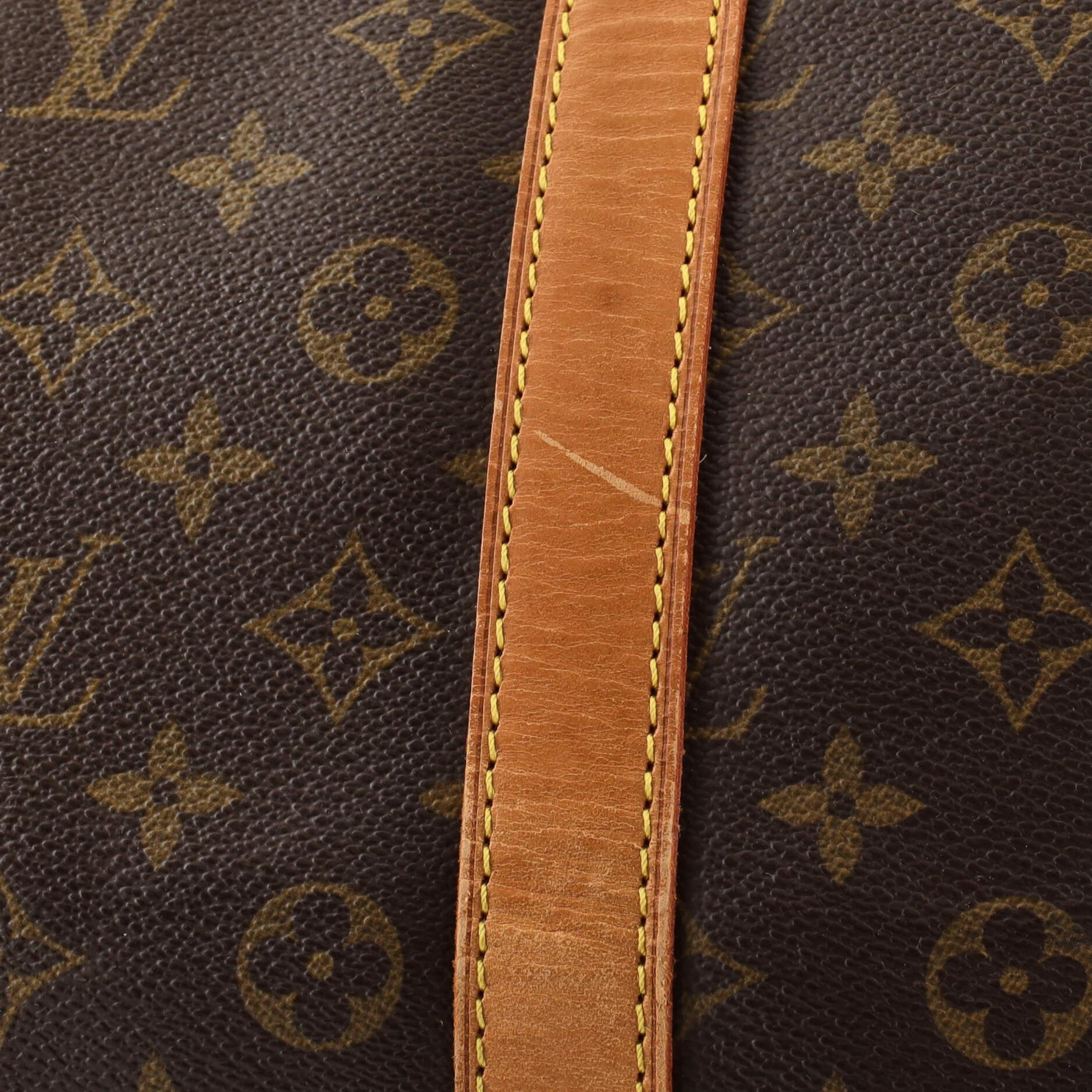 Brown Louis Vuitton Keepall Bag Monogram Canvas 55
