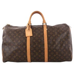 Louis Vuitton Keepall Bag Monogram Canvas 55