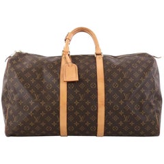 Louis Vuitton Keepall Bag Monogram Canvas 55