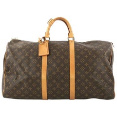 Louis Vuitton Keepall Bag Monogram Canvas 55 Louis Vuitton Keepall Bag Monogram Canvas 55