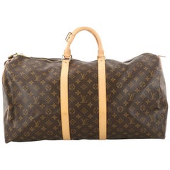 Louis Vuitton Keepall Bag Monogram Canvas 55 Louis Vuitton Keepall Bag Monogram Canvas 55