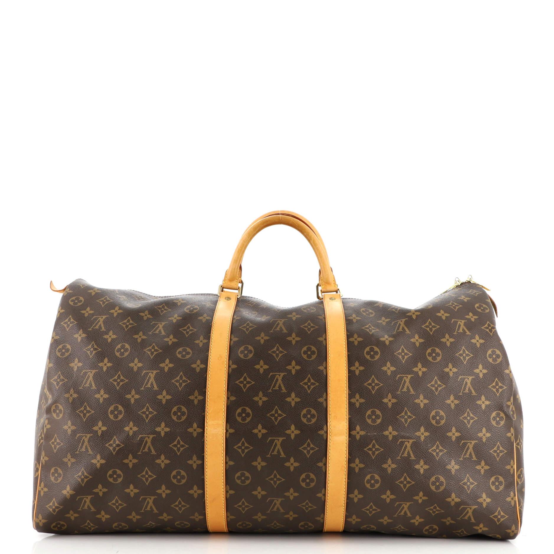 Louis Vuitton Keepall Bag Monogram Canvas 60 In Good Condition In NY, NY